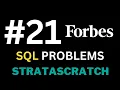 Episode 21 - Solving REAL SQL Interview Problems with StrataScratch Forbes Edition