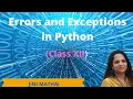 Errors and Exception