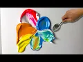 Download Lagu Beautiful Cherry Blossom Painting | Easy Acrylic Flower Painting Tutorial #111