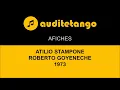 AFICHES - ATILIO STAMPONE - ROBERTO GOYENECHE - 1973 - TANGO CANTATO