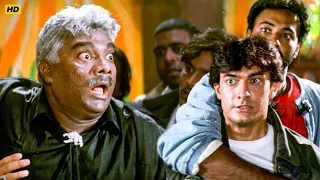 साला आज तो तू बड़ा उड़ रहा है सबमें | Ishq | Ajay Devgan | Aamir Khan | Kajol | Best Movie Scenes
