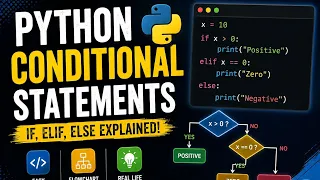 Python programming lecture - 2 conditional statements