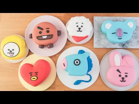 Download MP3 How to make BT21 Cakes - Compilation - TAN DULCE