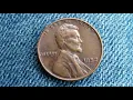 1957 WHEAT PENNY NO MINT MARK