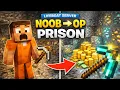 NOOB to OP in Lifeboat Prison Minecraft Bedrock