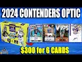 300 for 6 Cards 2024 Contenders Optic Football Hobby Boxes
