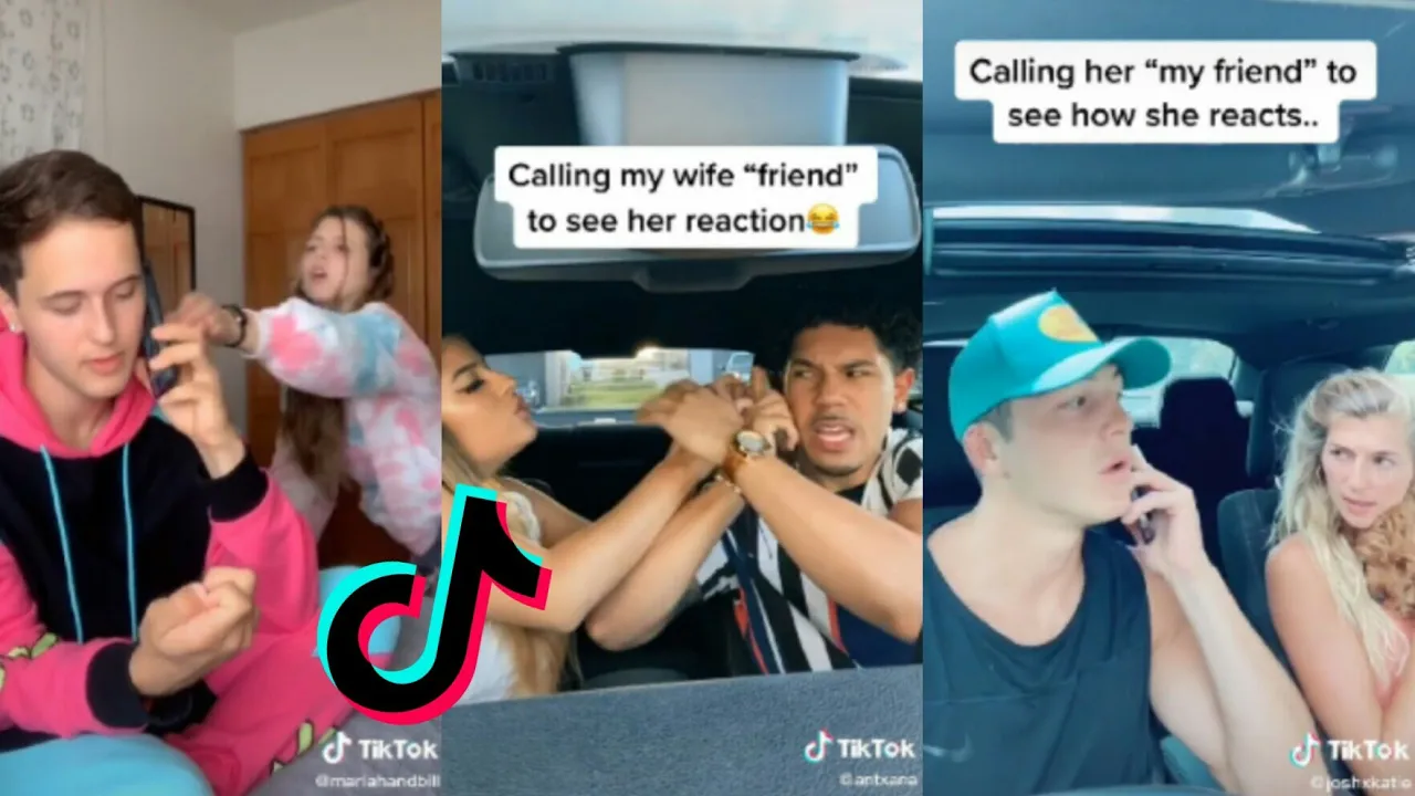 Calling gf/bf "friend" TikTok compilations