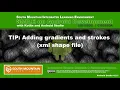Android 02E - TIP Adding Stroked Gradient Background