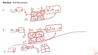 How to Multiply Binomials Polynomials Box Method Simple Fast Easy