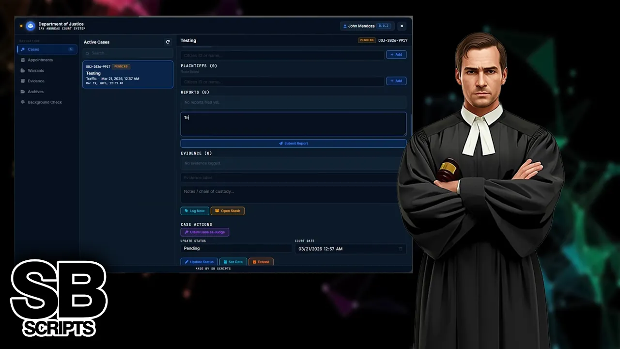 Advanced DOJ Court System