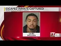 Escaped inmate captured in Wake County charged again