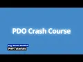 PHP PDO Crash Course