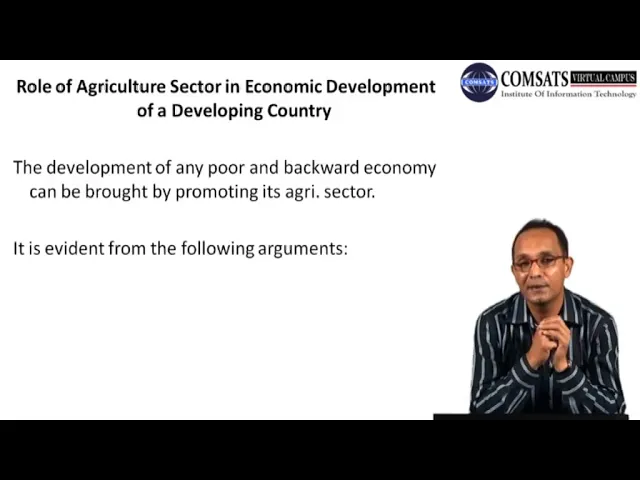 Agriculture and Economic Development In Hindi Urdu Eco200 Lecture 21