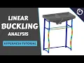 Linear Buckling Analysis using Hypermesh Optistruct Tutorial