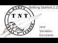 FTC Getting Started 2 2 Java Variables