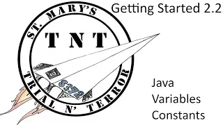 FTC Getting Started 2 2 Java Variables