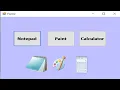 How to open some programs Notepad - Paint