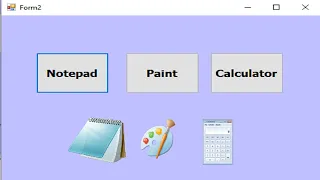 How to open some programs Notepad - Paint