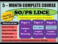 SO LDCE 2026 - Complete Course by JUST CRACK IT