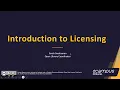 Lagu Introduction to Licensing / Introduction à l’attribution de licences