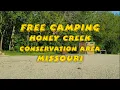 Free Camping Honey Creek Conservation Area Missouri