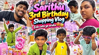 😍SARITHRA Birthday Series’s - PT-1 Shopping 🛍️ polama 🔥 | PraganSneha