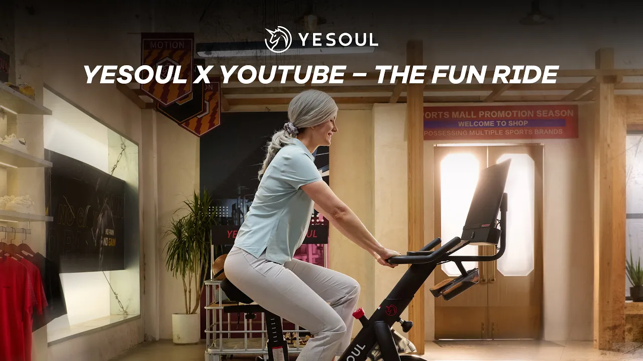 YESOUL FITNESS — Yesoul Screen Bike - The Fun Ride (YouTube video ad)