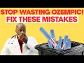 10 Ozempic Mounjaro MISTAKES That SLOW Your Weight Loss Avoid These
