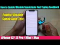 Download Lagu iPhone 12/12 Pro: How to Enable/Disable Speak Auto-Text Typing Feedback