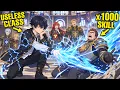 Everyone got LEGENDARY CLASSES but his USELESS class boosts any SKILL 1 000 TIMES