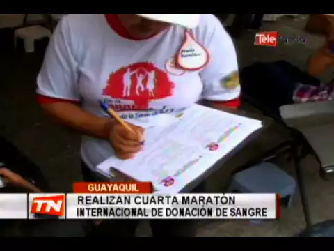 Realizan cuarta maratón internacional de donación de sangre