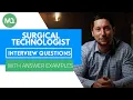 Surgical Technologist Interview Questions with Answer Examples
