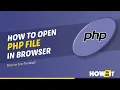 How to open php file in browser 2024 Skill Wave