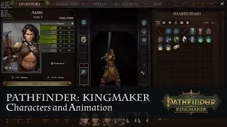 Pathfinder Kingmaker Characters and animation