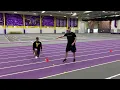 10 yard Sprint Lateral Half Kneeling Start