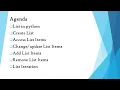 4 Python Lists - Part