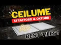 Ceilume Oxford and Stratford ceiling tile review and comparison