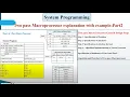 Two-Pass Macro Processor Explained with Example Step-by-Step Algorithm Flowchart Part 2