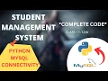 Part-2 Student Management System Complete Code