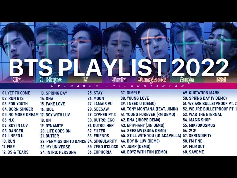 Download MP3 BTS PLAYLIST 2022[UPDATED] BTS NEW BEST SONGS PLAYLIST