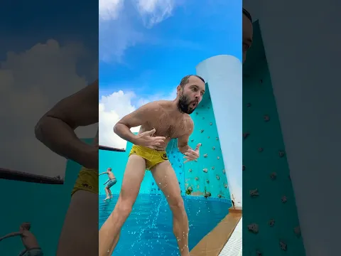 First try of a double front flip flip from 4 meters platform