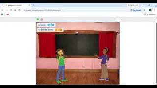 Scratch project-quiz programming part 1