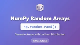 NumPy Random Arrays Master np random rand for Uniform Distribution Python Tutorial