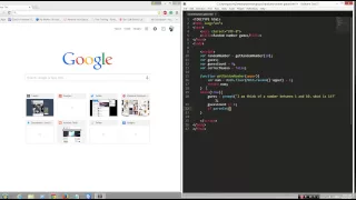 Javascript Tutorial - How to make random guessing game