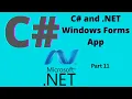 How to create Simple Calculator App in Windows Forms Using C in Visual Studio 2026 Part 11