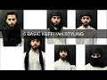 5 Basic Shemagh Style How To Tie Tutorial