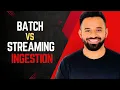 Batch vs Streaming Data Pipelines Explained for Data Engineers