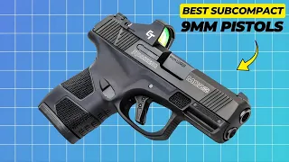 TOP 10 BEST Subcompact 9mm Pistols for Concealed Carry 2026 Full Ranking