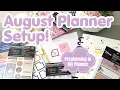 Augusts 2026 Planner Setup Setting Up My Planner for the Month Preplanning Catchall Planner
