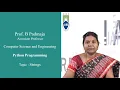 Strings - Python Programming by Prof B Padmaja